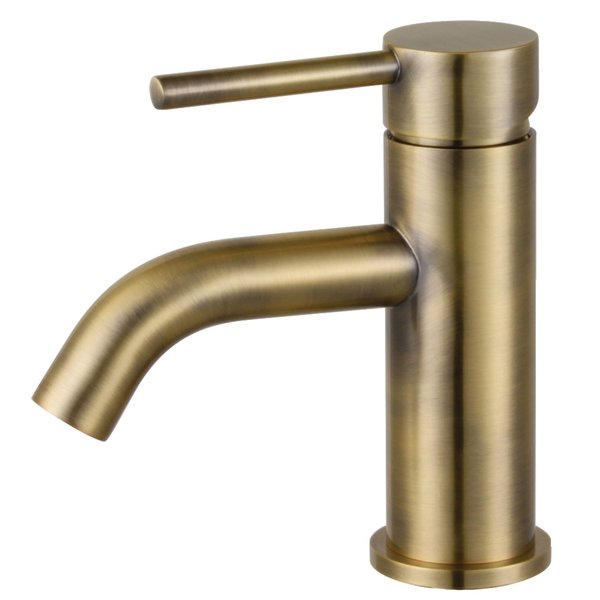 Fauceture LS822DLAB Concord Single-Handle Bathroom Faucet W/ Push Pop-Up, Brass LS822DLAB